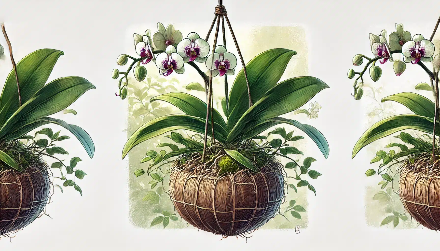 Cara Menanam Bunga Anggrek di Pot Gantung